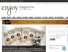 Tablet Screenshot of enjoysouthvalley.com